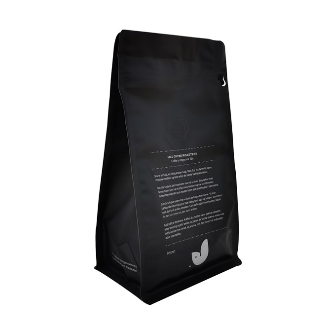 Поставщик из Китая, 100% перерабатываемый пакет из полиэтилена PE4 с нижней крышкой для кофе с односторонним клапаном