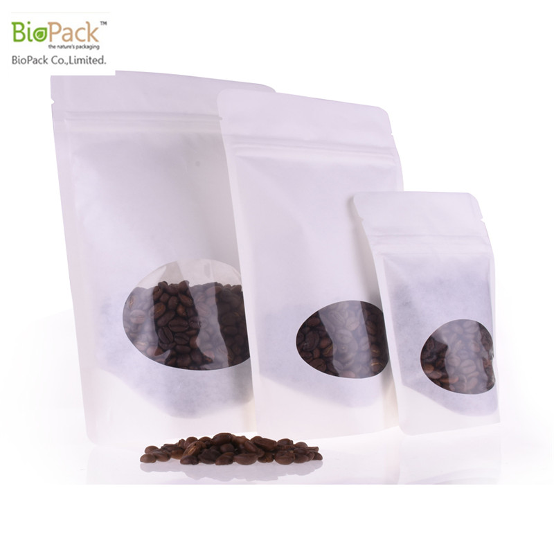 кофейный пакетик с окном