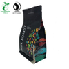 Матовая печать на заказ оптом разложить пакет из кукурузного крахмала для упаковки кофе с застежкой-молнией и клапаном из Китая