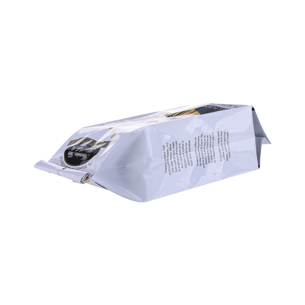 Напечатанный на заказ OEM повторно закрывающийся фольгированный пакетик для кофе с односторонним клапаном Поставщик мешочка для кофе с жесткой стяжкой