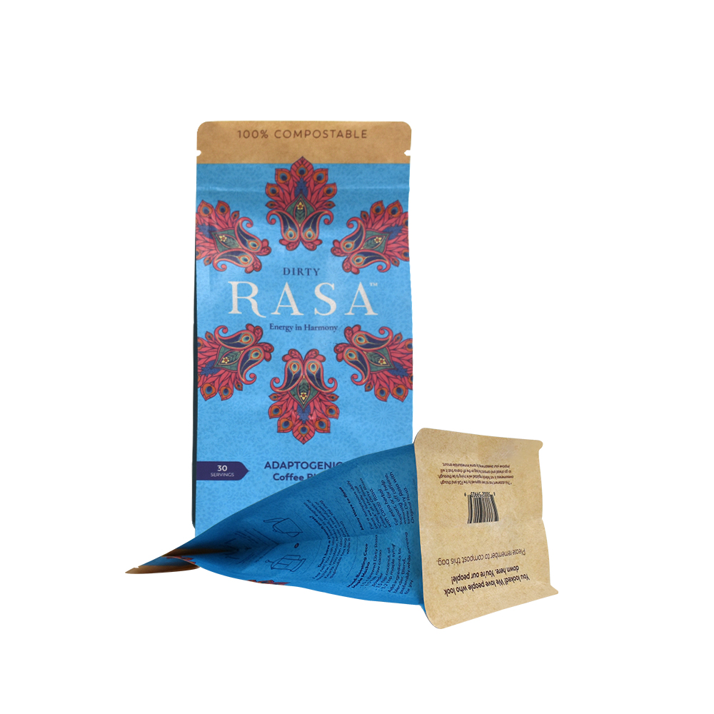 Эко дружелюбный кофе упаковывая застежку-молнию на молнии биологически разлагаемое уплотнение к кладет в мешки Болса Де Каф Десешабле