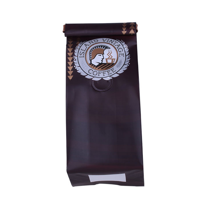 Сертифицированный компостируемый пакет для кофе с ластовицей и оловянным галстуком
