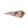 Компостируемая пластиковая крафт-бумага стоит в мешочке для шоколадного печенья, упаковывая печатный дизайн логотипа