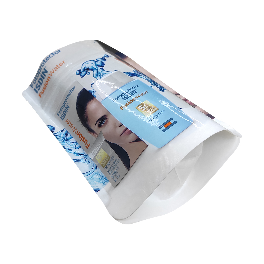 Компостируемый печатный солнцезащитный крем для косметической продукции Stand Up Pouch