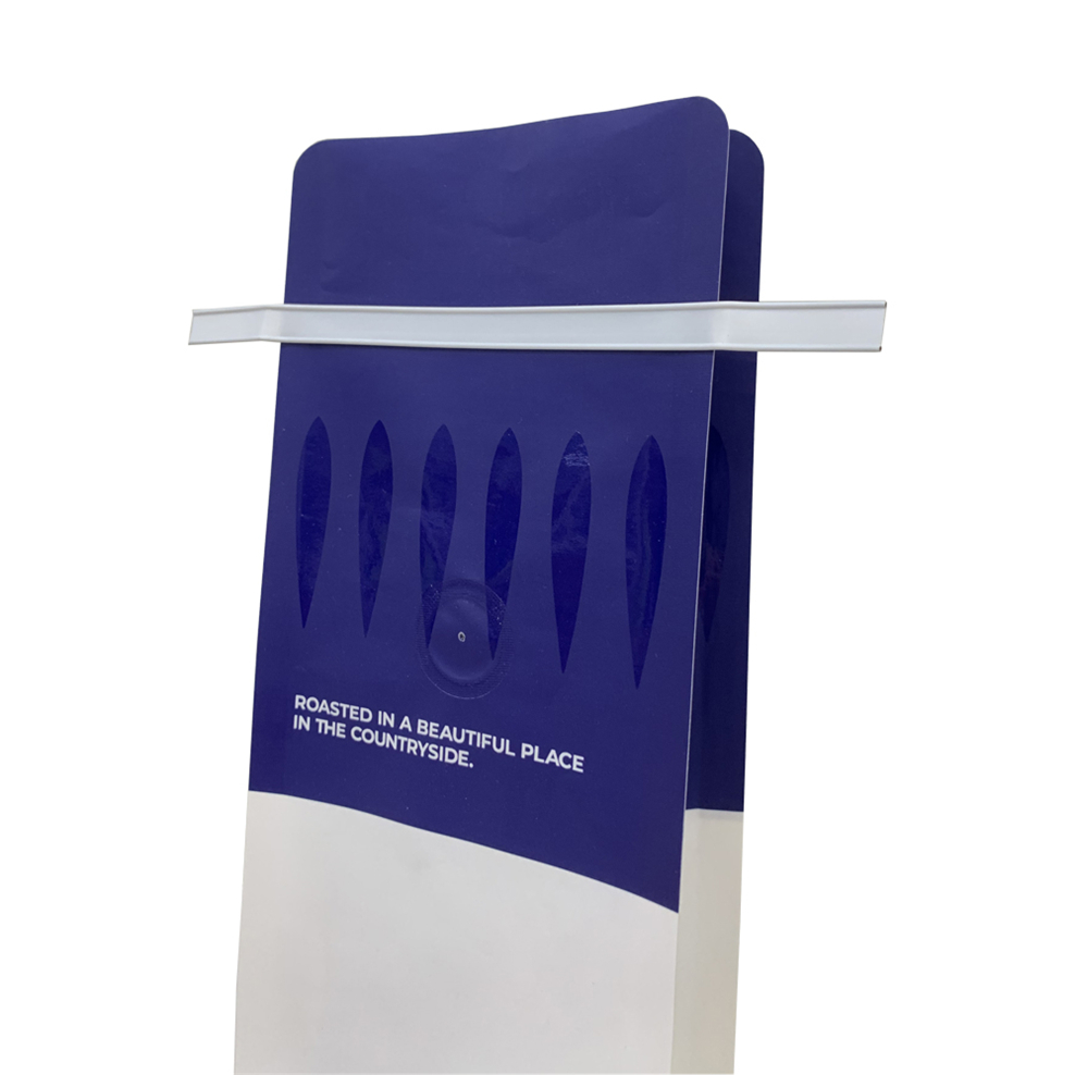 Биоразлагаемый дно коробки из крафт-бумаги для измельчения кофе в мешочке с оловянным галстуком