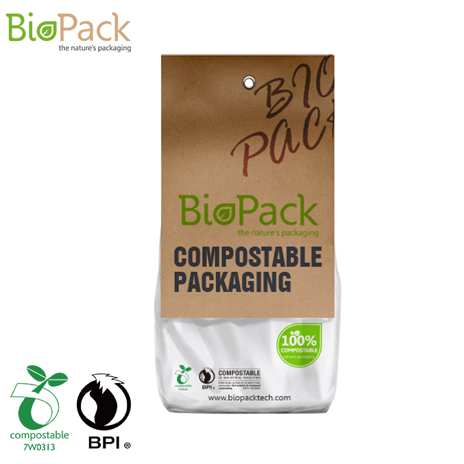 100% компостируемая биоразлагаемая упаковка Stand Up Pouch Bag Company Китай