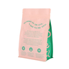 Оптовый индивидуальный 100% компостируемый биоразлагаемый крафт-бумажный пакет с плоским дном для сушеных продуктов