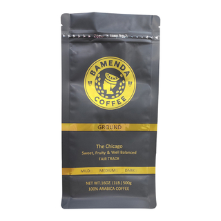 Многоразовый пакет для крафт-кофе в зернах пищевой пакет с плоским дном и застежкой-молнией Производитель Китай
