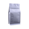 Пакетик для кофе в зернах 1 фунт металлизированной белой крафт-бумаги