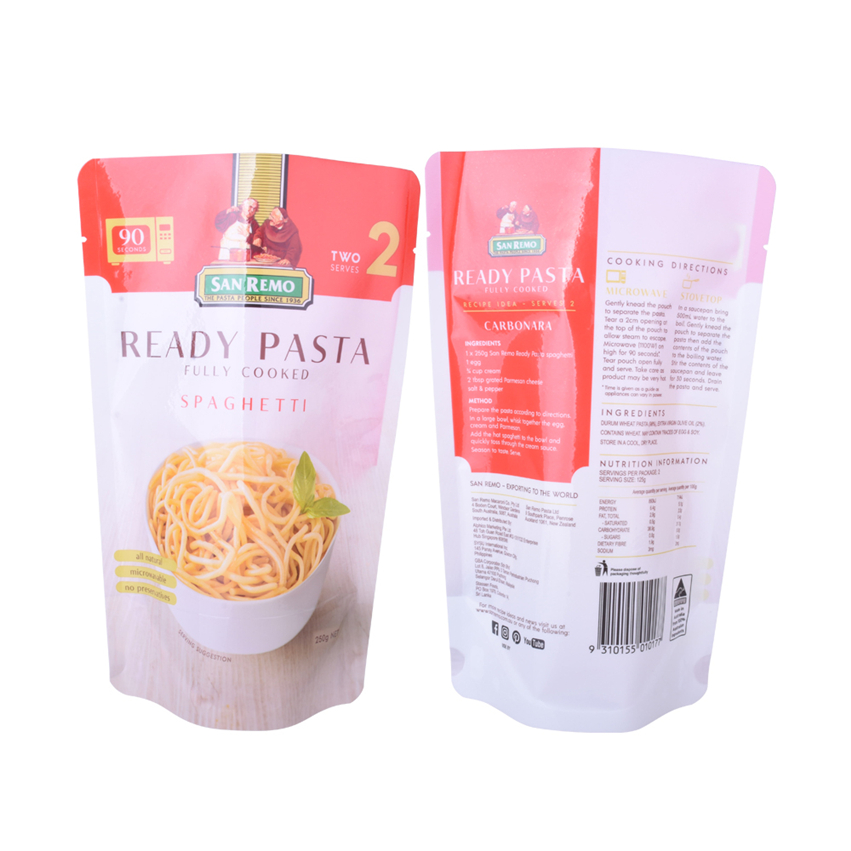 Heat Seal RCPP Stand Up Pouch Retort Pouch Пищевая пластиковая упаковка Индивидуальный дизайн Сумка для соуса карри