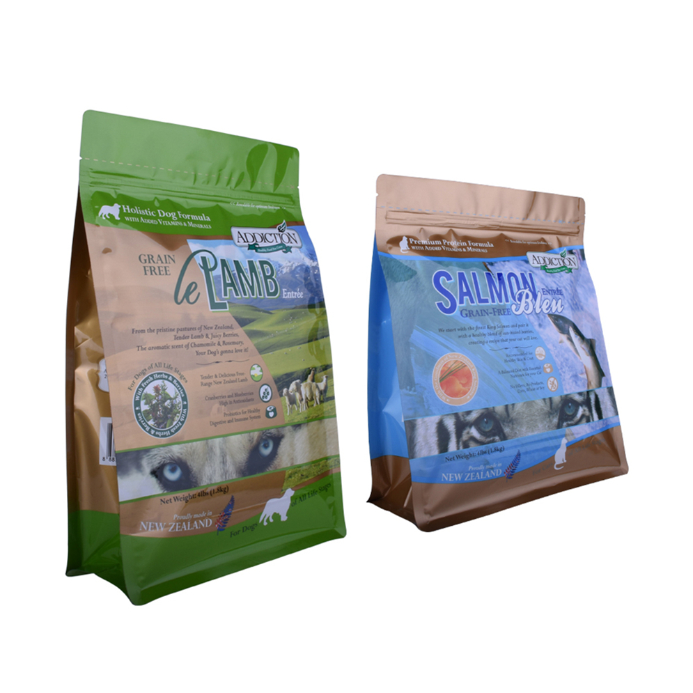 Красочная упаковка Ограниченные пластиковые пакеты для корма для домашних животных