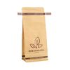 Многоразовые пакеты для упаковки кофейных зерен с термосваркой из жестяного мешка для галстуков