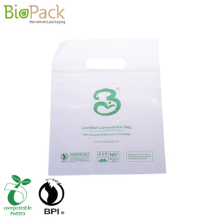 100% биоразлагаемые сумки для покупок / футболки Компостируемые оптом в Китае