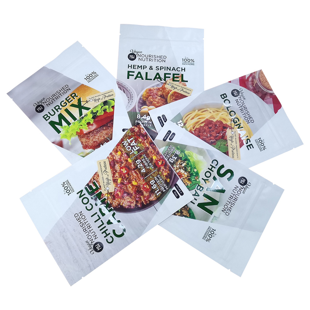 Индивидуальный дизайн логотипа Производитель биоразлагаемых пакетов для пищевых продуктов из PLA в Китае