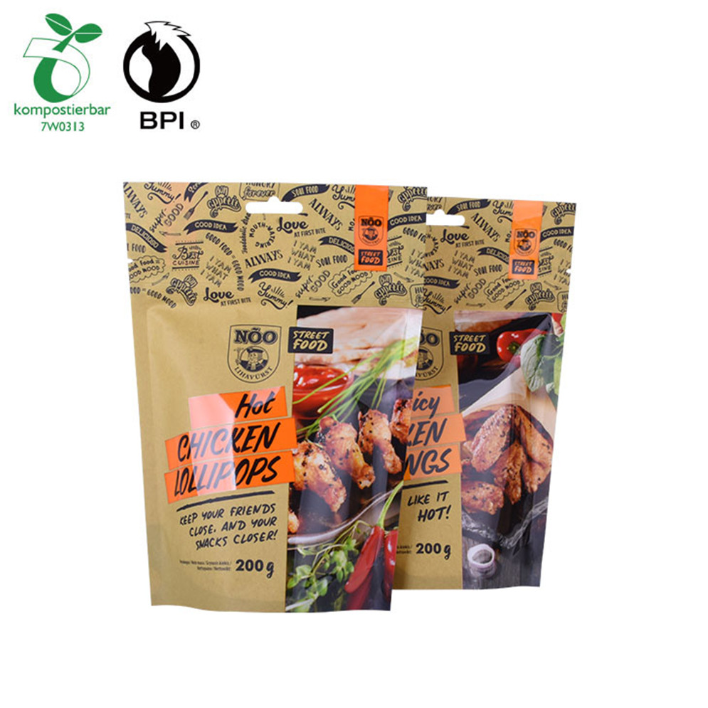 Многоразовые пакеты для контакта с пищевыми продуктами с уплотнением тепла Ziplock упаковывая биоразлагаемые
