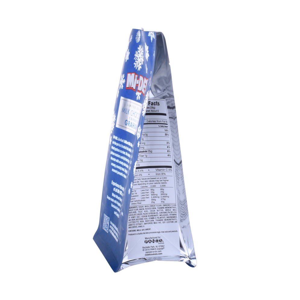 Молния изготовленная на заказ пластиковая алюминиевая фольга самостоятельно стоящая сумка для упаковки сахара