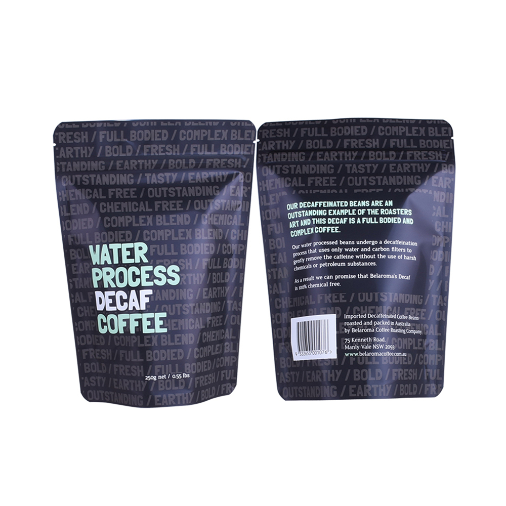 Компостируемые биоразлагаемые пластиковые мешки для упаковки кофе на молнии PLA