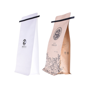 Белые пакеты для кофе из крафт-бумаги, застежка-молния, стоячие мешочки, оловянный галстук, белые кофейные пакеты оптом