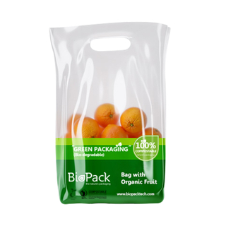 Индивидуальные биоразлагаемые пластиковые хозяйственные сумки для фруктов / одежды