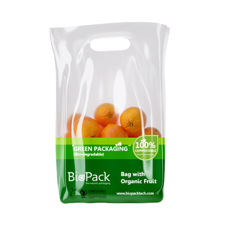 Индивидуальные биоразлагаемые пластиковые хозяйственные сумки для фруктов / одежды