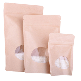 Биоразлагаемый ламинированный водонепроницаемый пакет из крафт-бумаги для кофе и чая