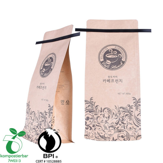 Поставщик пакетов для упаковки кофейных зерен с прозрачным окном Ziplock из Китая