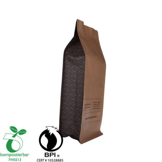 Поставщик пакетов для биоразлагаемых продуктов с квадратным дном Ziplock в Китае