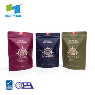 Экологически чистая переработанная упаковка для пищевых продуктов из компостируемой бумаги, биоразлагаемый чайный пакетик с застежкой-молнией