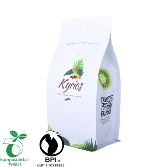 Eco Square Bottom Biodegradable Food Pouch Factory Китай