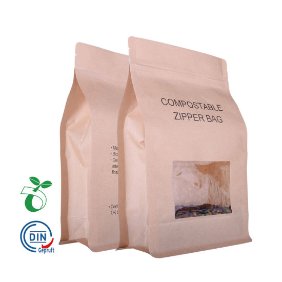 Изготовленный на заказ ламинирование напечатанных прозрачных пустых биоразлагаемых пластиковых пакетов для чая и кофе
