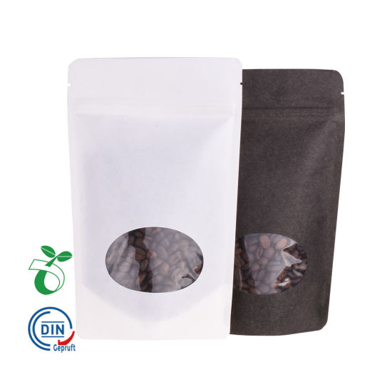 Переработайте полиэтиленовые пакеты из крафт-бумаги, биоразлагаемые пакеты на молнии оптом