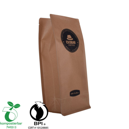 Пластиковый бумажный пакет PLA с застежкой-молнией для фабрики упаковки кофе из Китая
