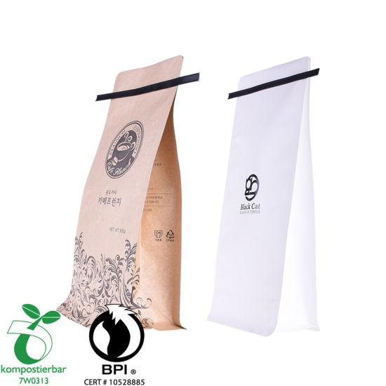 Ламинированный материал из крафт-бумаги прозрачный мешок для кофе оптом из Китая