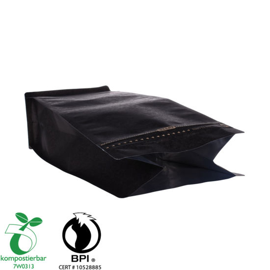 Экологически чистая крафт-бумага мешок для кофе в зернах оптовый производитель Китай