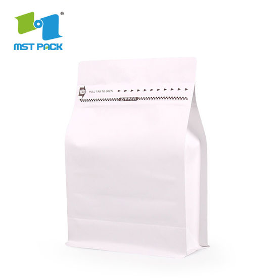 Биоразлагаемый пищевой пакет из алюминиевой фольги с печатью на заказ, пакет для кофе в зернах, пакет с клапаном и замком на молнии