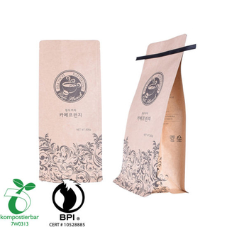 Глубокая печать красочные прозрачные окна кофе мешок крафт-бумаги производитель из Китая