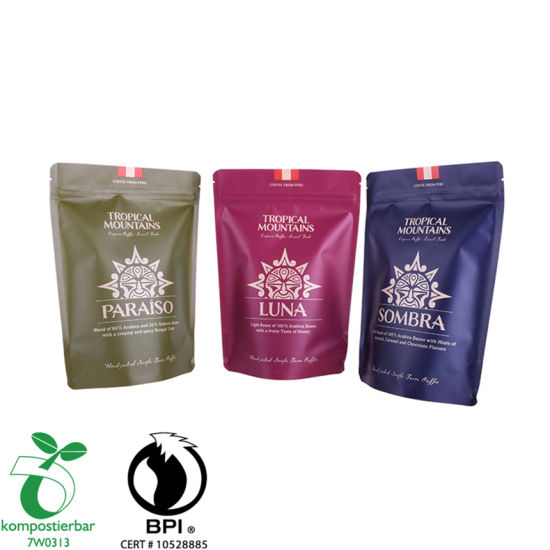 Переработайте компостируемый измельченный пакет для кофе оптом из Китая