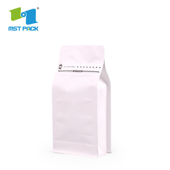 Биоразлагаемый пищевой пакет из алюминиевой фольги с печатью на заказ, пакет для кофе в зернах, пакет с клапаном и замком на молнии