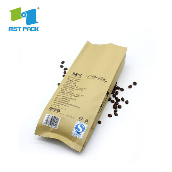 Оптовые Eco Luxury Custom печатных боковых вставок из биоразлагаемых пластиковых пакетов для упаковки растворимого кофе