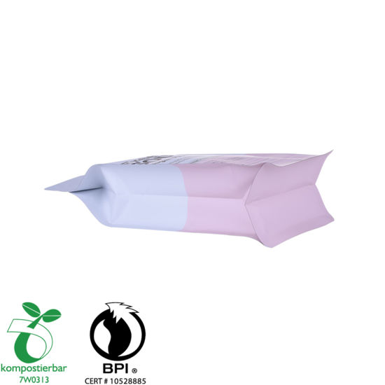 Многоразовая пластиковая упаковка с блочным дном и застежкой-молнией Поставщик из Китая