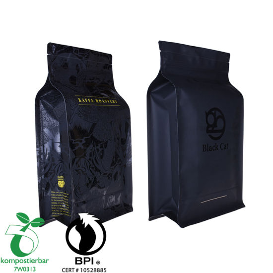 Завод по производству пластиковых пакетов из кукурузного крахмала с плоским дном Eco в Китае