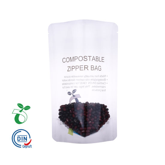 Экологичный кукурузный крахмал PLA 100% компостируемый биоразлагаемый пластиковый пакет для упаковки