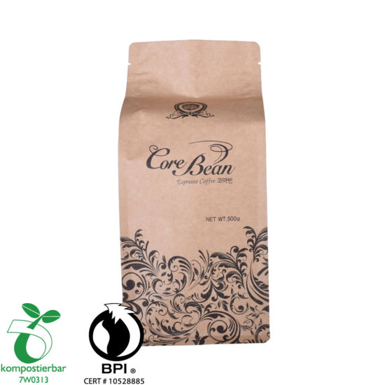 Ламинированный материал из крафт-бумаги прозрачный мешок для кофе оптом из Китая