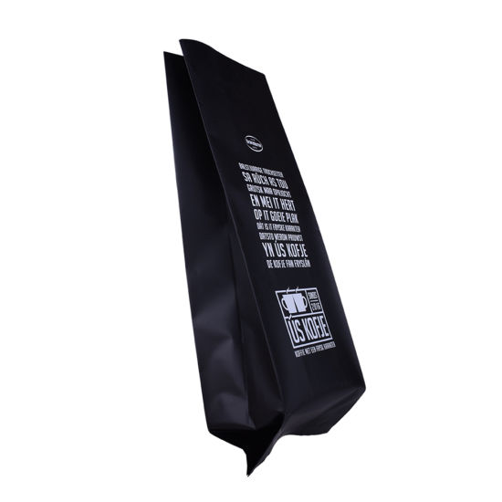 Биоразлагаемый пластиковый пакет для кофе высшего качества с клапаном для упаковки кофейных зерен