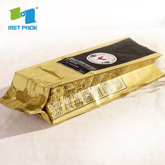 Индивидуальная печать биоразлагаемых пластиковых фильтровальных мешков для кофе с алюминиевой фольгой