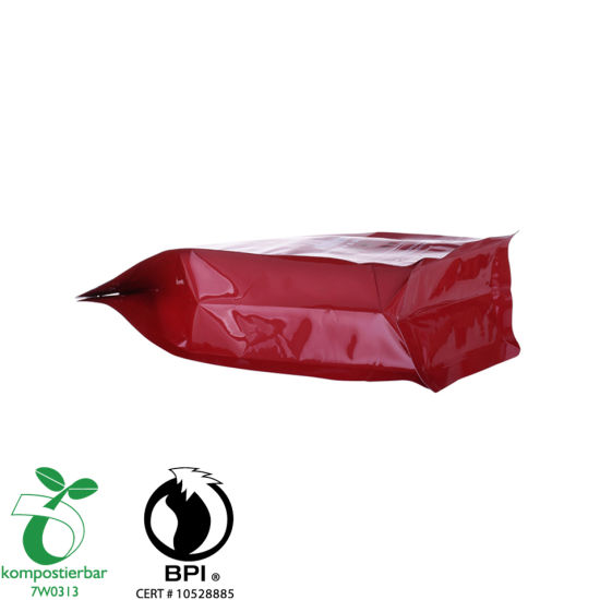 Биоразлагаемый пластиковый пакет для кукурузы с плоским дном и термосваркой оптом в Китае